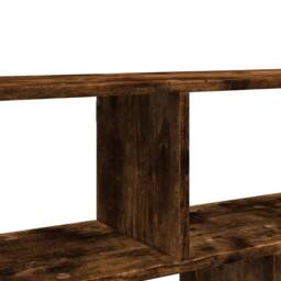 Berkfield Home Wall Shelf Smoked Oak 100x25x50 cm Engineered Wood in Brown - Size: 100 x 25 x 50 cm - thumbnail 8