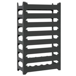 Berkfield Home Wine Rack for 48 Bottles PP Stackable in Charcoal - thumbnail 5