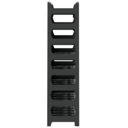 Berkfield Home Wine Rack for 48 Bottles PP Stackable in Charcoal - thumbnail 4