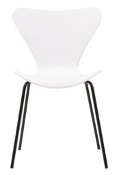 Orsina Laila Dining Chair With White Seat in Black - thumbnail 6