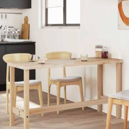 Berkfield Home Table Top Rectangular 160x50x4 cm Solid Wood Acacia in Brown - Size: 160 x 50 x 4 cm - thumbnail 4
