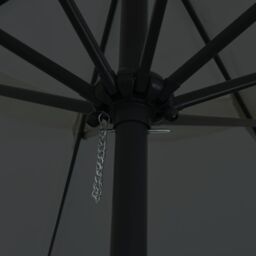 Berkfield Home Garden Parasol 395x245 cm in Anthracite - thumbnail 4