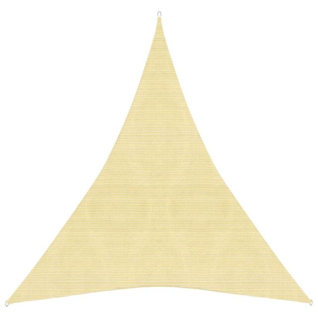 Berkfield Home Sunshade Sail 160 g/m ² Beige 5x6x6 m HDPE - image 1