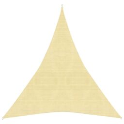 Berkfield Home Sunshade Sail 160 g/m ² Beige 5x6x6 m HDPE - thumbnail 1