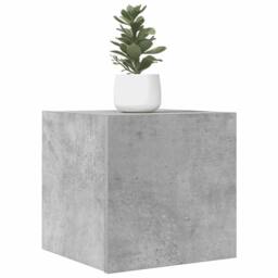 Berkfield Home Wall Mounted TV Cabinets 2 pcs Concrete Grey 30.5x30x30 cm - thumbnail 2