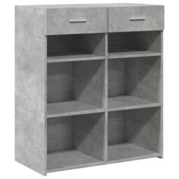 Berkfield Home Sideboard Concrete Grey 80x42.5x93 cm Engineered Wood - thumbnail 2