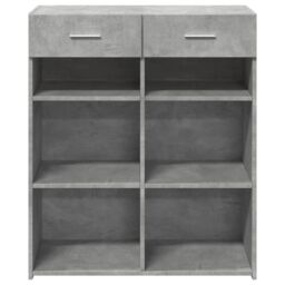 Berkfield Home Sideboard Concrete Grey 80x42.5x93 cm Engineered Wood - thumbnail 4