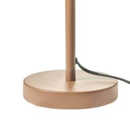 Wyld and Coco Table Lamp - Brown Paper Rope Shade Matte Iron Base - thumbnail 6