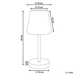 Wyld and Coco Table Lamp - Brown Paper Rope Shade Matte Iron Base - thumbnail 3
