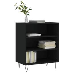 Berkfield Home Sideboard Black 57x35x70 cm Engineered Wood - Size: 57 x 35 x 70 cm - thumbnail 1