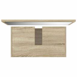 Berkfield Home Bathroom Furniture Set Sonoma Oak Engineered Wood in Brown - thumbnail 9