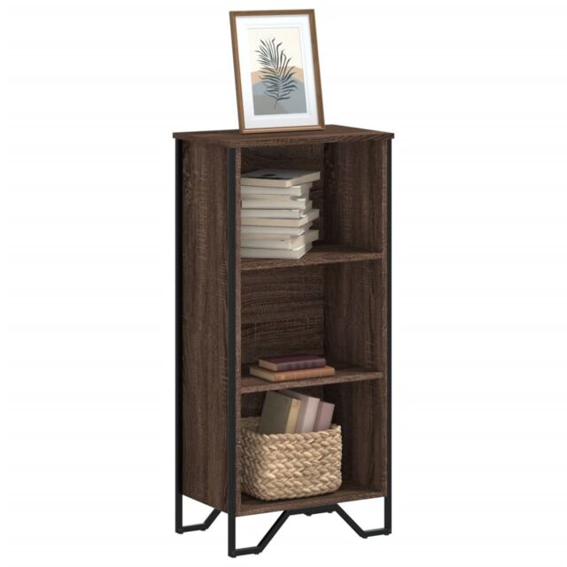 Berkfield Home Bookcase Brown Oak 50x31x106 cm Engineered Wood - Size: 50 x 31 x 106 cm - image 1
