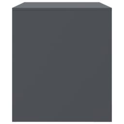 Berkfield Home TV Cabinets 2 pcs Anthracite 67x39x44 cm Steel in Dark Grey - Size: 67 x 39 x 44 cm - thumbnail 8