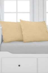 Neel Blue Set of 2 Square Cushion Covers, 45cm x 45cm in Ivory - Size: 45 cm x 45 cm - thumbnail 6