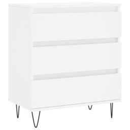 Berkfield Home Sideboard White 60x35x70 cm Engineered Wood - Size: 60 x 35 x 70 cm - thumbnail 2