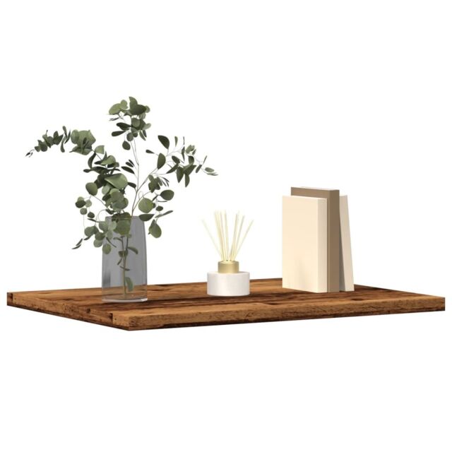 Berkfield Home Bookshelf Boards 4 pcs Old Wood 40x30x1.5 cm Engineered Wood in Brown - image 1