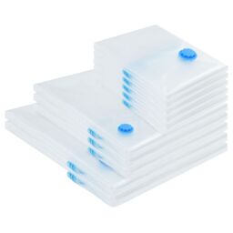 Berkfield Home Vacuum Storage Bags - Set of 10 in 3 Sizes in White - thumbnail 1