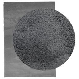Berkfield Home Rug OVIEDO Short Pile Anthracite 200x280 cm in Black - Size: Medium - thumbnail 3