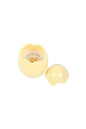 KDMD Citrus & Ginger Egg-Shaped Candle - Spring Scented Home Decor in Yellow - thumbnail 2