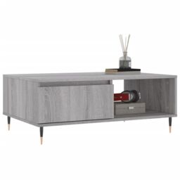 Berkfield Home Coffee Table Grey Sonoma 90x60x35 cm Engineered Wood - Size: 90 x 60 x 35 cm - thumbnail 3