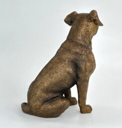 Animal Crackers Jack Russell Bronze Effect Dog Figurine From The Reflections Bronzed Range By Leonardo, In Quality Gold Gift Box - thumbnail 4