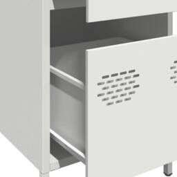 Berkfield Home Sideboard White 35x39x73.5 cm Cold-rolled Steel - thumbnail 9