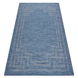 RugsX Patio Rug in Blue - Size: 155 cm x 220 cm - thumbnail 1