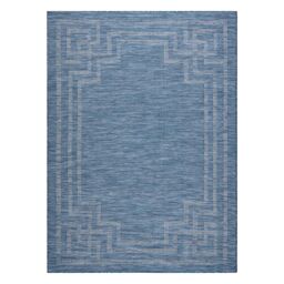 RugsX Patio Rug in Blue - Size: 155 cm x 220 cm - thumbnail 3