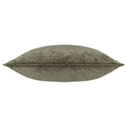 Paoletti Lustre Crushed Velvet Cushion in Green - Size: 50 cm x 50 cm - thumbnail 3