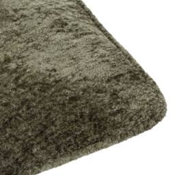 Paoletti Lustre Crushed Velvet Cushion in Green - Size: 50 cm x 50 cm - thumbnail 4