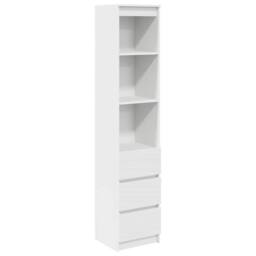 Berkfield Home Highboard White 37.5x35x180 cm Engineered Wood - thumbnail 2