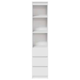 Berkfield Home Highboard White 37.5x35x180 cm Engineered Wood - thumbnail 6