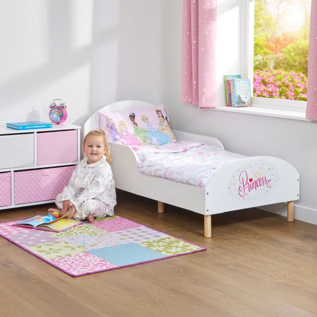 Liberty House Toys Toddler Bed Princess in White - Size: Single - image 1