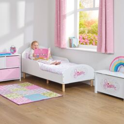 Liberty House Toys Toddler Bed Princess in White - Size: Single - thumbnail 2