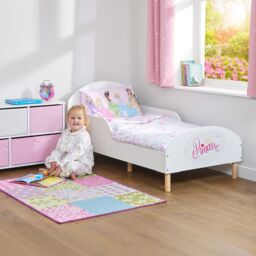 Liberty House Toys Toddler Bed Princess in White - Size: Single - thumbnail 1