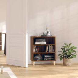 Berkfield Home Sideboard Brown Oak 57x35x70 cm Engineered Wood - Size: 57 x 35 x 70 cm - thumbnail 2