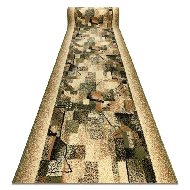 RugsX Bcf Impresja Runner in Green - Size: 60 cm x 240 cm - image 1