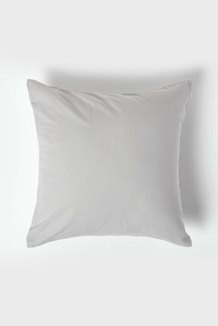Homescapes Continental Egyptian Cotton Pillowcase 200 TC, 40 x 40 cm in Silver - image 1