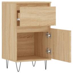 Berkfield Home Sideboard Sonoma Oak 40x35x70 cm Engineered Wood in Brown - Size: 40 x 35 x 70 cm - thumbnail 6