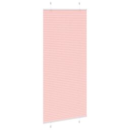 Berkfield Home Pleated Blind Pink 95x200 cm Fabric Width 94.4 cm Polyester - thumbnail 4