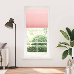 Berkfield Home Pleated Blind Pink 95x200 cm Fabric Width 94.4 cm Polyester - thumbnail 2