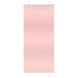 Berkfield Home Pleated Blind Pink 95x200 cm Fabric Width 94.4 cm Polyester