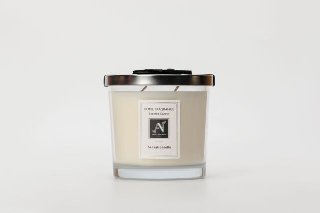 Aroma Naturals Minimalist Luxe Sensationnelle 1-Wick Scented Candle in White - Size: XL - image 1