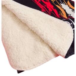 The Lord of the Rings Printed Polyester Mink Sherpa Fleece Blanket in Black - thumbnail 3