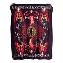 The Lord of the Rings Printed Polyester Mink Sherpa Fleece Blanket in Black - thumbnail 1