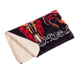 The Lord of the Rings Printed Polyester Mink Sherpa Fleece Blanket in Black - thumbnail 2