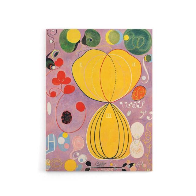 "Artery8 Hilma Af Klint Group Iv No 7 Adulthood Canvas Wall Art Print - Size: W18"" x H24""" - image 1