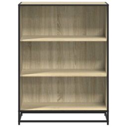 Berkfield Home Book Cabinet Sonoma Oak 80.5x35x107.5 cm Engineered Wood in Brown - thumbnail 4