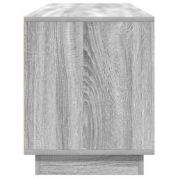 Berkfield Home TV Cabinet with LED Lights Grey Sonoma 160.5x41x50 cm - thumbnail 8