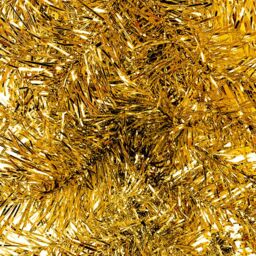 Berkfield Home Christmas Garland with LED Lights 5 m Gold - thumbnail 4